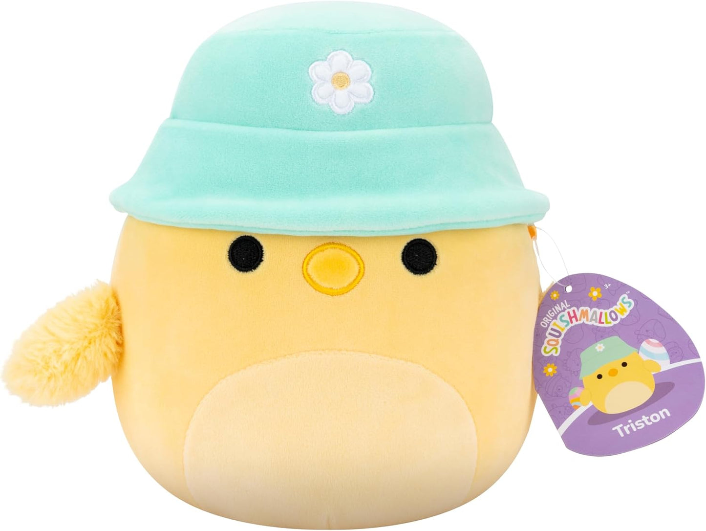 Squishmallows Original 8-Inch Triston The Yellow Chick Plush Toy - Official Jazwares Design