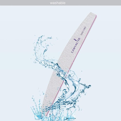 Canvalite Nail Files - 25 PCS Professional Double-Sided Emery Boards | Reusable 100/180 Grit for Salon & Home Use