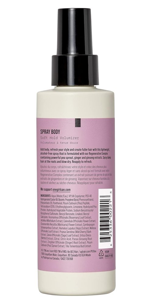 AG Care Spray - Body Soft-Hold Volumizer for Luxurious Volume | 5 Fl Oz