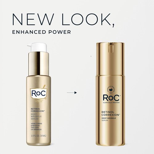 RoC Retinol Correxion Face Serum - Anti-Aging Treatment for Fine Lines & Dark Spots, 1 Oz