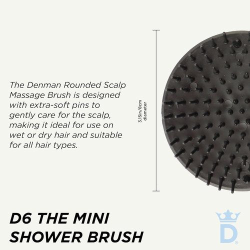 Denman Detangle Hair Brush - Curly Hair & Scalp Massager D6 for Effortless Styling