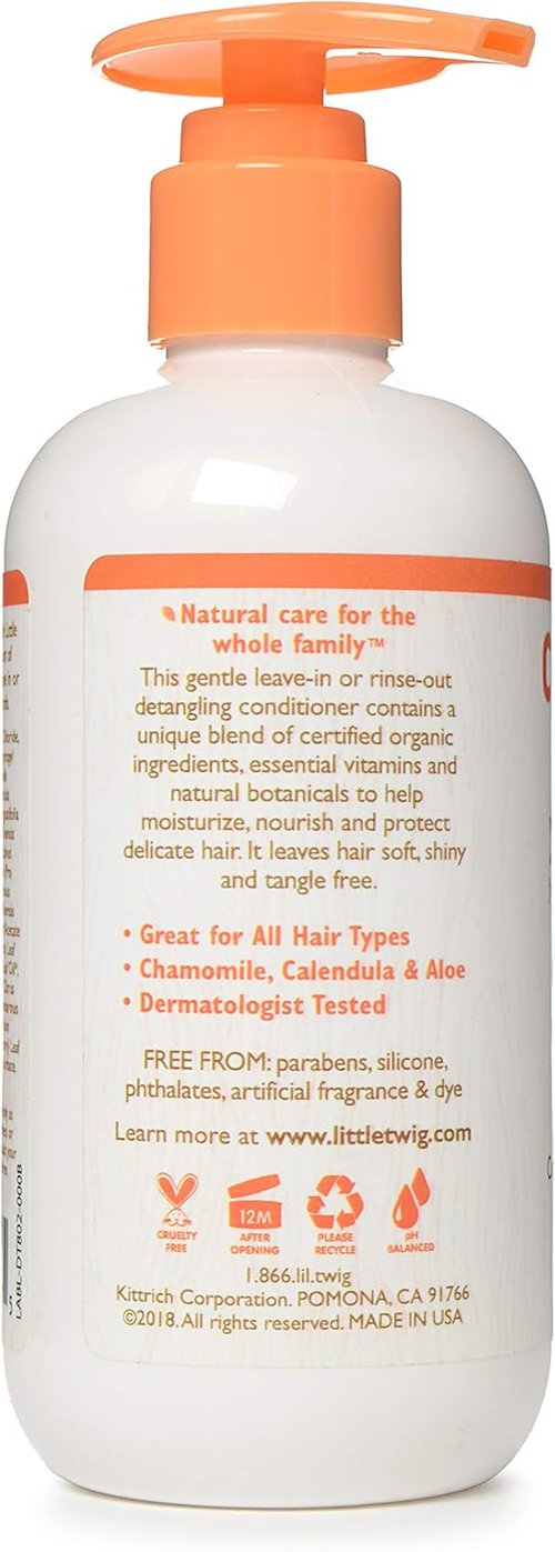 Little Twig Conditioner - Natural Plant-Derived Formula for Nourished Hair | Tangerine, 8.5 fl oz