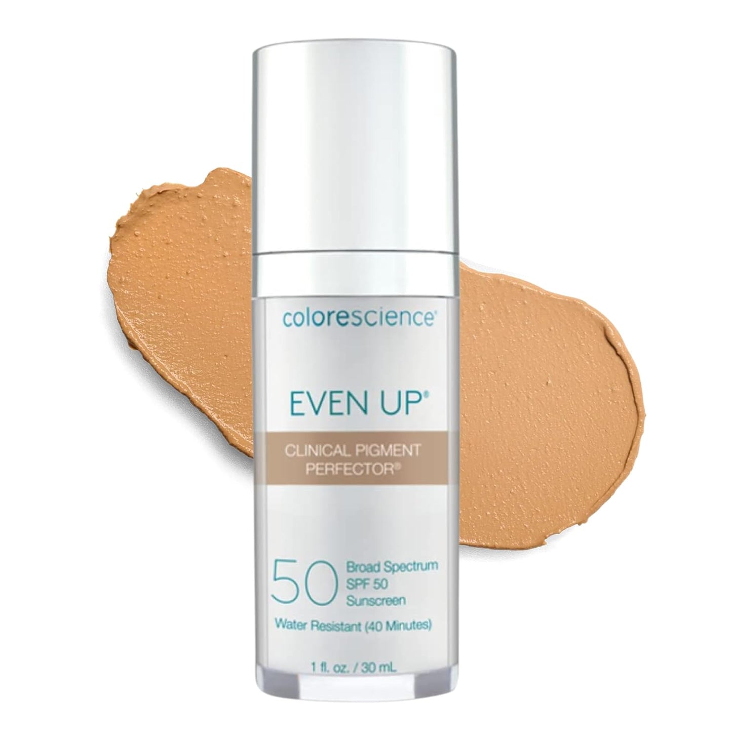 Colorescience Even Up Clinical Pigment Perfector - Water Resistant Mineral Sunscreen & Primer | SPF 50, 1 Fl Oz
