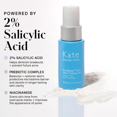 Kate Somerville EradiKate Acne Mark Fading Gel - Salicylic Acid Treatment for Clear Skin | 1 Fl Oz