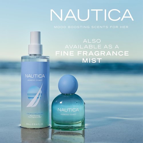 Nautica Jasmine Coast Eau De Parfum - Long-Lasting Women's Fragrance | 1.6 Fl Oz, Vegan Formula