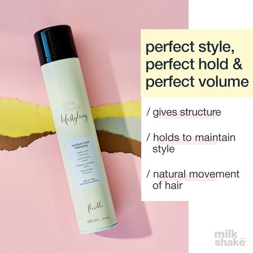 Milk_Shake Lifestyling Hairspray - Flexible Hold & Shine | Perfect for All Hair Types