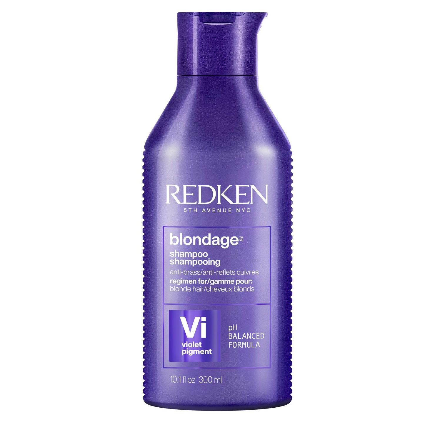 Redken Purple Shampoo with Violet Pigment, Blonde Hair Toner, Color Depositing Formula, 10.1 fl.oz.