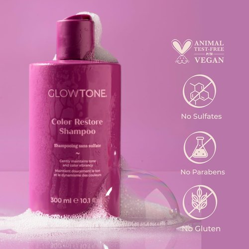 Glowtone™ Color Care Shampoo - Sulfate Free, Anti-Fade Formula for Vibrant Color-Treated Hair