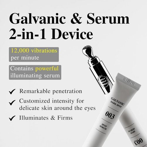 BARULAB Galvanic Dark Spot Serum - Auto Depuffing Eye Cream for Dark Circles & Uneven Skin Tone