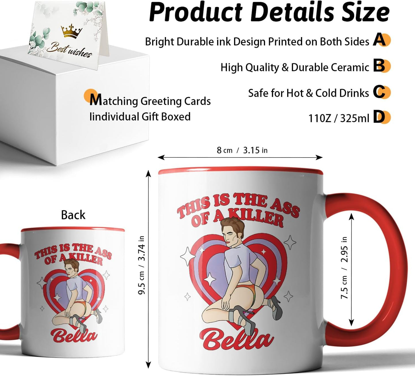 Bella | Funny Humorous Coffee Mug - Perfect Gift for Movie Fans & Coworkers | 11oz