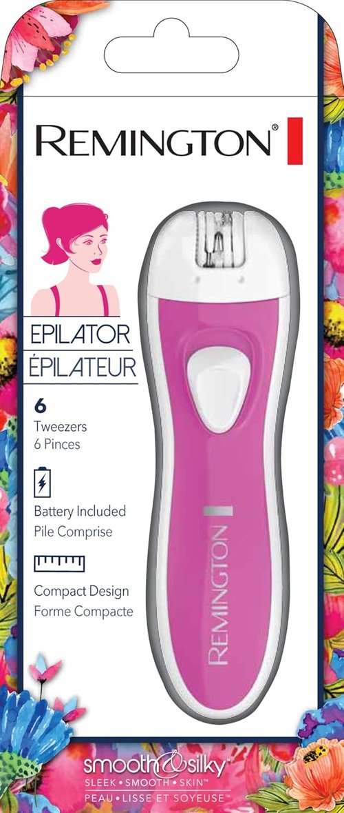Remington Facial Epilator - Smooth and Silky Hair Removal for All Skin Types | EP1050CDN