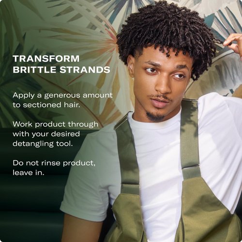 Mielle Organics Rosemary Mint Strengthening Leave In Conditioner for Curly Hair - Hydrating Hair Moisturizer Infused with Biotin to Soften, Protect & Boost Shine (12 Oz)