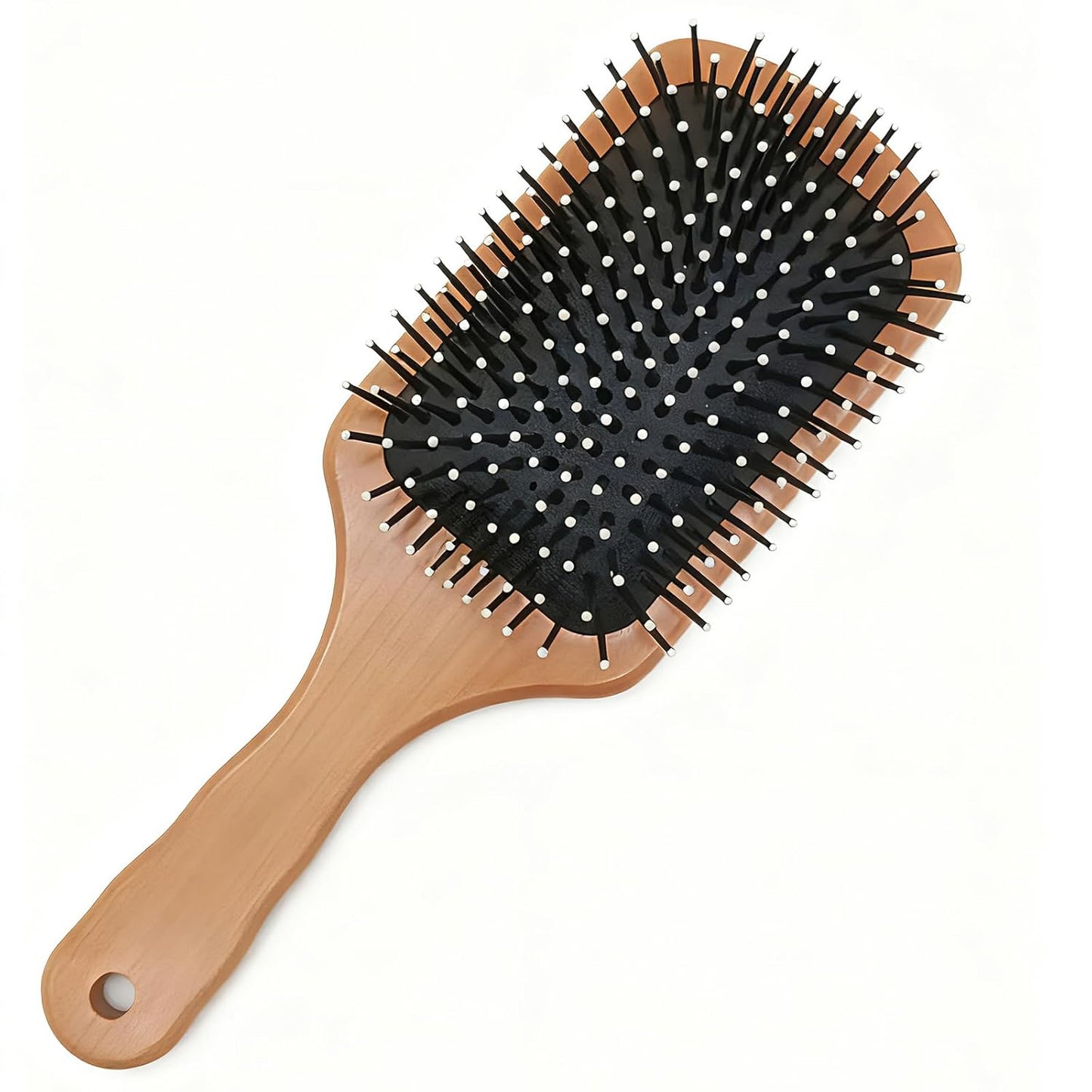 Skiennix Hair Brush - Detangling Paddle Brush for Thick & Curly Hair | Wet & Dry Styling