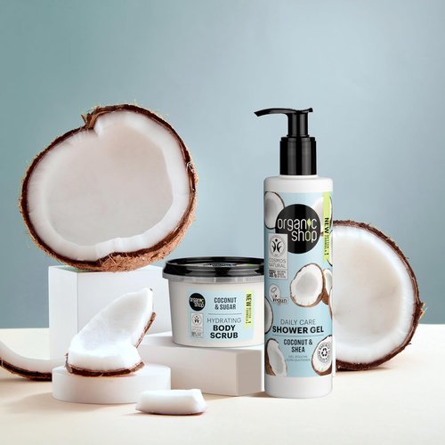 Organic Shop Coconut & Shea Shower Gel - Daily Care Formula | 9.47 Fl Oz