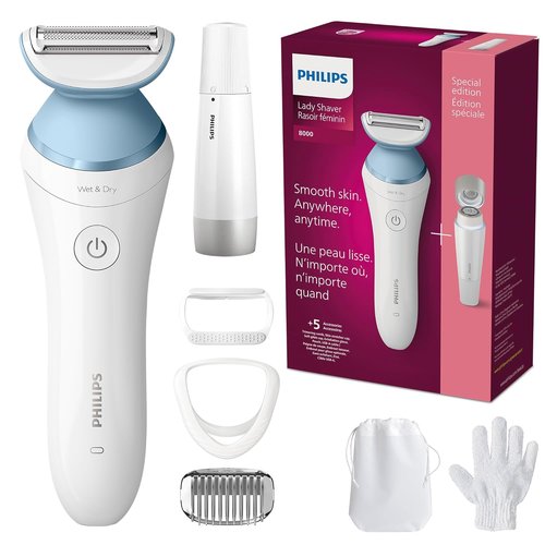 Philips Beauty Electric Shaver Series 8000 - Cordless Facial Hair Remover, Model BRL166/91