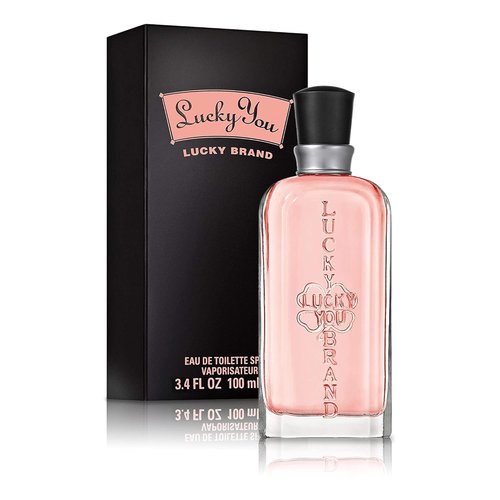 Lucky Brand Lucky You Perfume for Women - Fresh Floral Citrus Eau De Toilette Spray, 3.4 fl oz