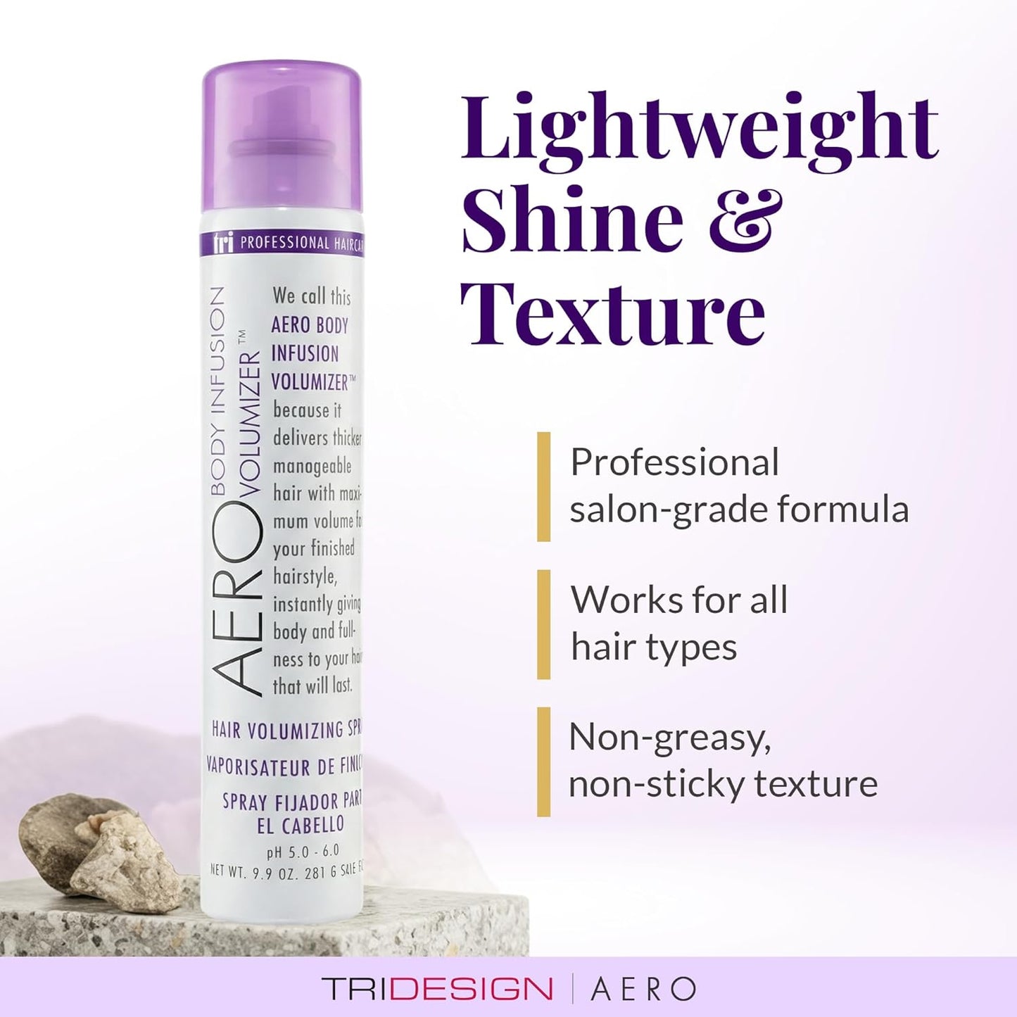 TRIDESIGN Aero Body Infusion Volumizer - Maximum Volume & Enhanced Texture, Weightless Formula - 9.9 oz