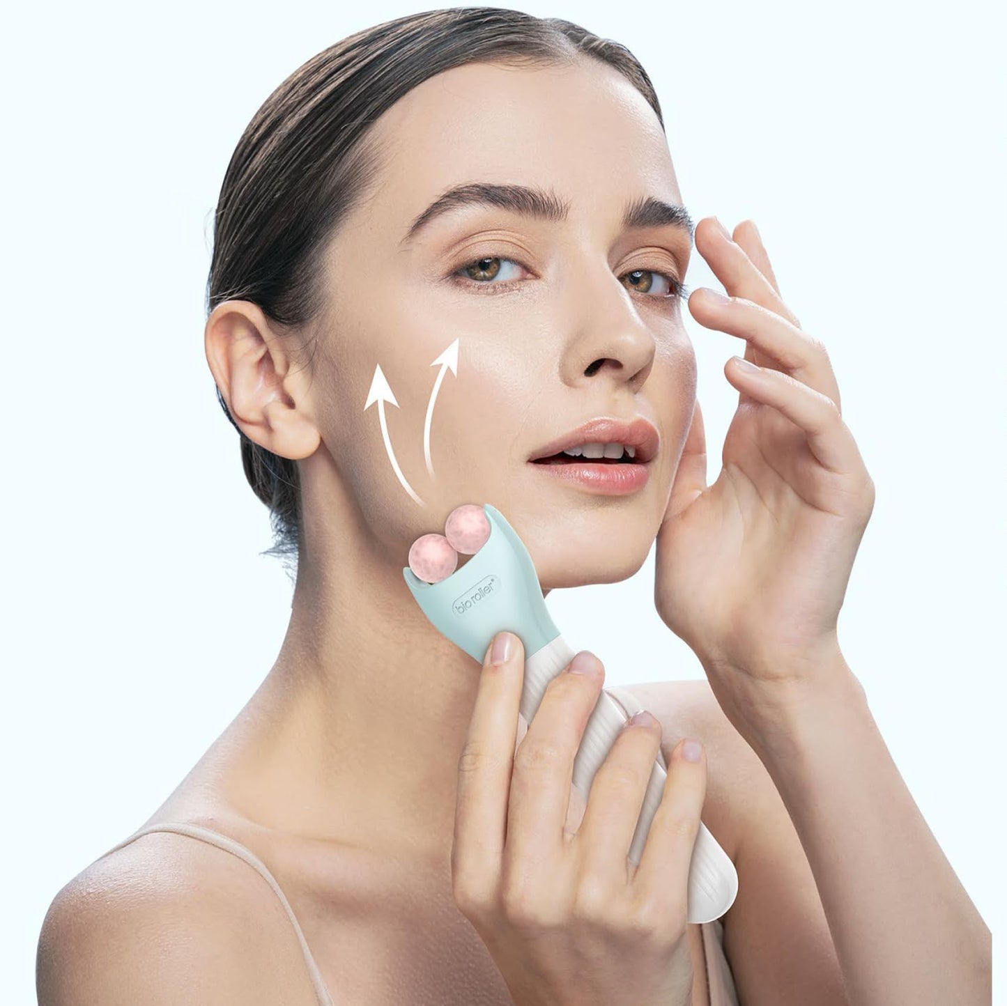 Gdbanlimi 10 in 1 Derma Roller Kit, 0.25mm Microneedling Roller Microneedle Derma Roller with, Facial Beauty Roller Skin Care Tools, 10 Replaceable Heads and Storage Case