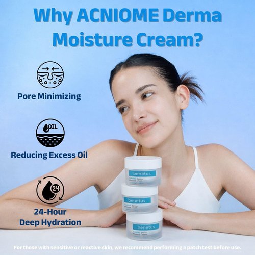 ACNIOME Pore-Care Gel Moisturizer - Lightweight Oil-Free Hydration for Oily & Sensitive Skin | 1.69 fl oz