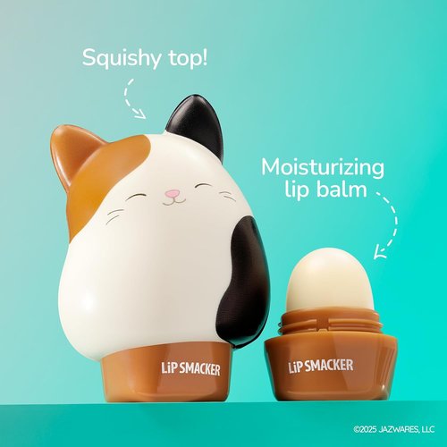 Lip Smacker Squishmallows Lip Balm - Moisturizing & Hydrating Soft Squishy Collectible | Cam