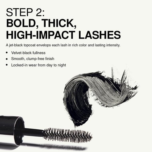 Palladio Double Agent Lash Extender Mascara - Boost Length & Volume for Bold Lashes | Jet Black