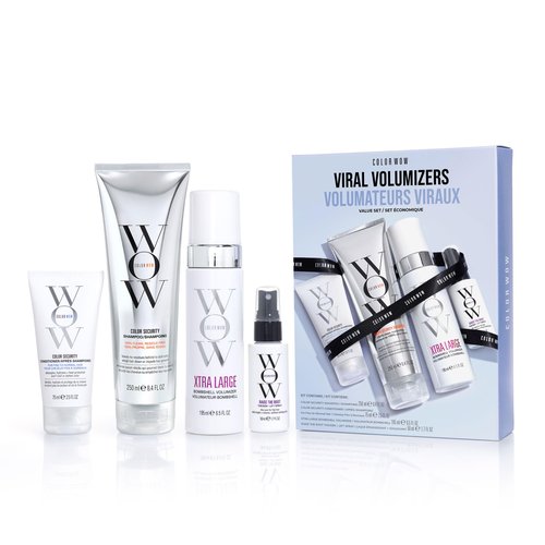 COLOR WOW Viral Volumizers Hair Styling Kit with Shampoo, Conditioner and Root Lift Spray