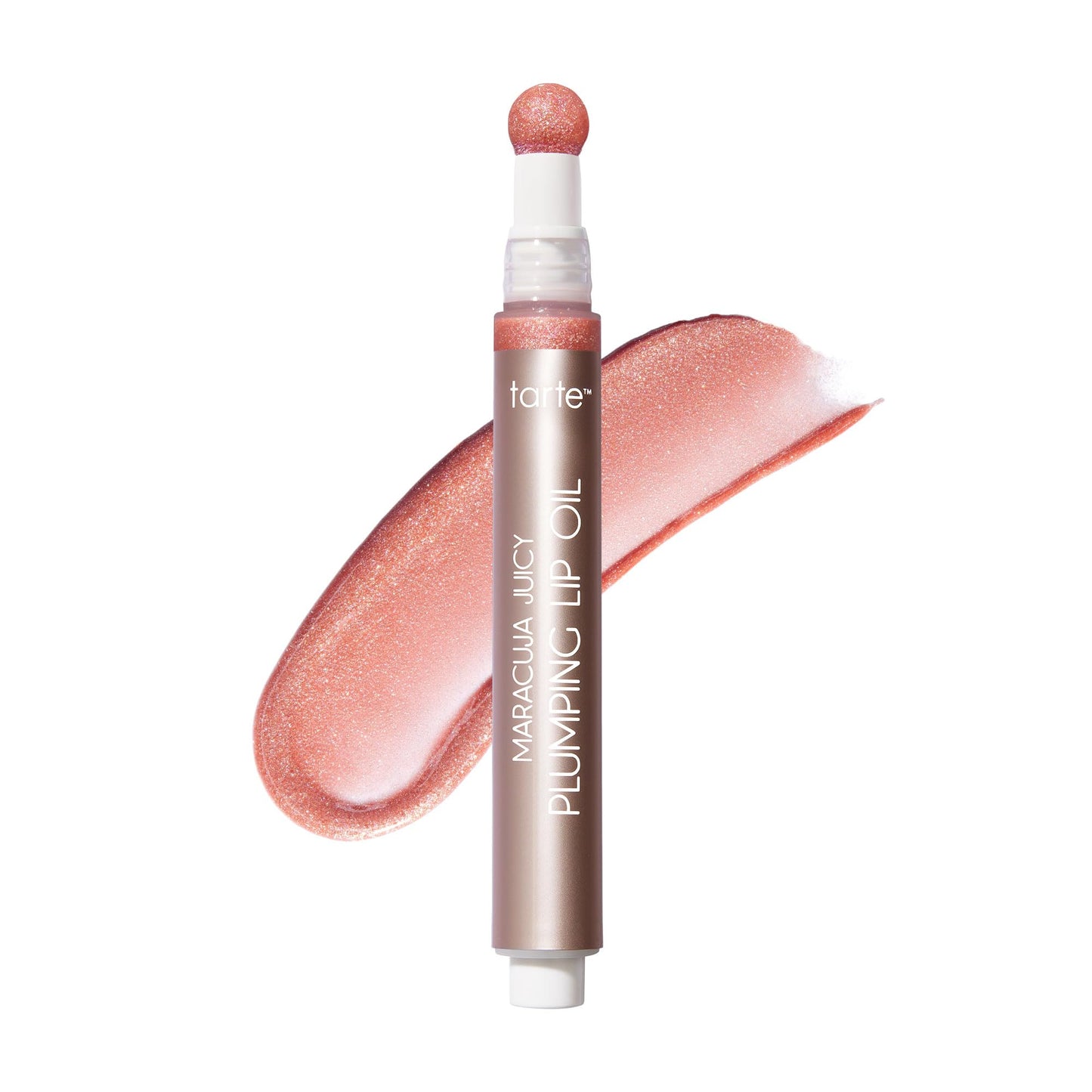 tarte maracuja juicy plumping lip oil - Hydrating & Volumizing Lip Plumper Gloss Balm with Nourishing Hyaluronic Acid & Vitamin E, Plumps & Moisturizes, Vegan & Cruelty Free