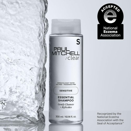 Paul Mitchell Clear Essential Shampoo - Fragrance-Free Formula for Sensitive Scalp & Skin