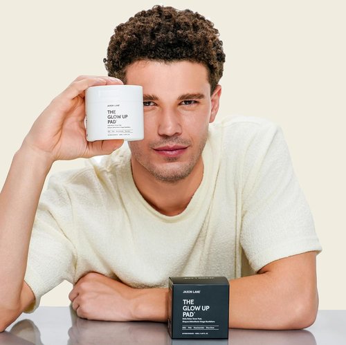 **THE GLOW UP Rice Toner Pads - Daily Exfoliating Face Pads with Centella, AHA, PHA & Niacinamide for Brightening**