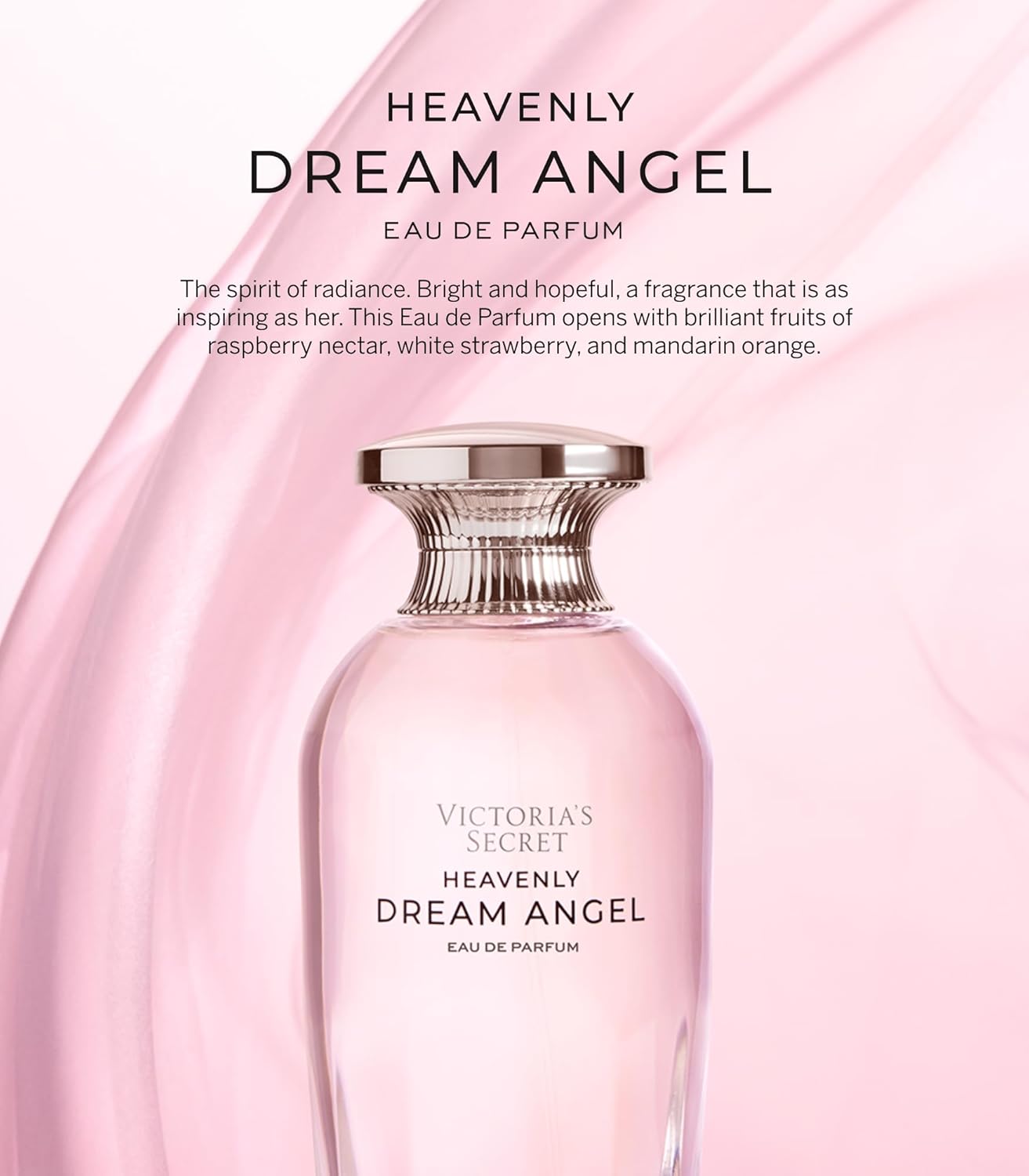 Victoria's Secret Heavenly Dream Angels Eau de Parfum - Prismatic Musk & Raspberry Nectar, 1.7 oz