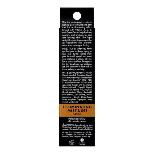 e.l.f. Luminous Mist & Set - Long-Lasting Setting Spray for Radiant Makeup Finish | 2 Fl Oz
