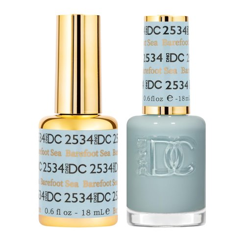 DND DC Gel Polish Set - Free Spirit Collection | UV/LED Gel & Air Dry Nail Lacquer Duo, 0.5 Fl Oz Each