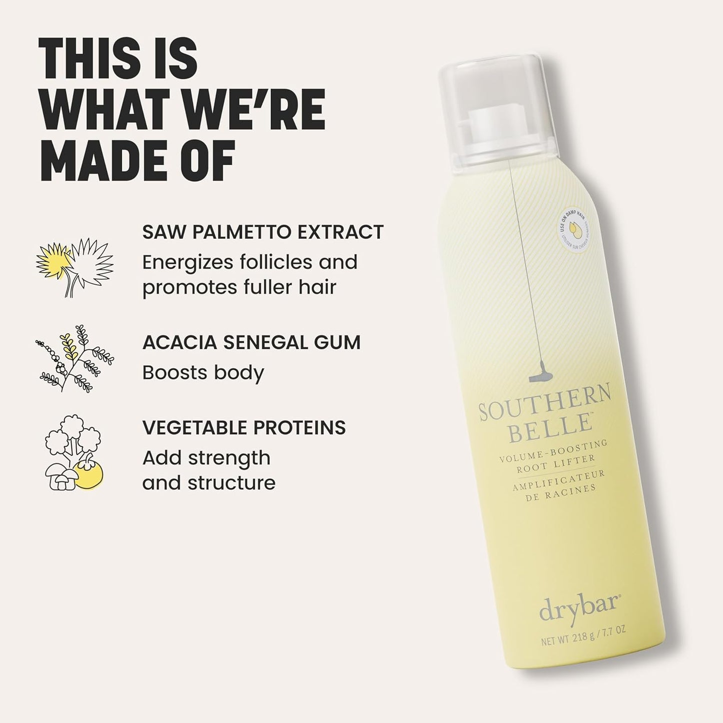 Southern Belle Volume-Boosting Root Lifter - Achieve Full, Luscious Hair with Ease