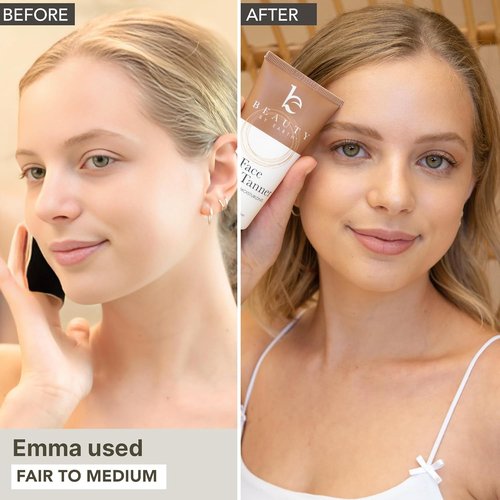 Face Tanner by Skiennix - USA Made Gradual Self Tanner Lotion for Streak-Free Natural Glow