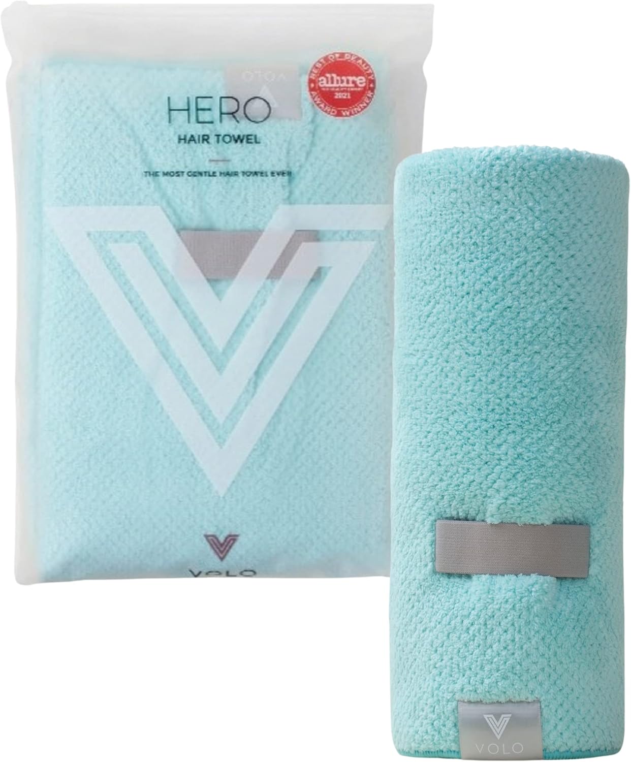 VOLO Hero Hair Towel - Ultra Soft, Quick Drying Nanoweave Fabric | Reduces Dry Time by 50% | Anti-Frizz & Breakage