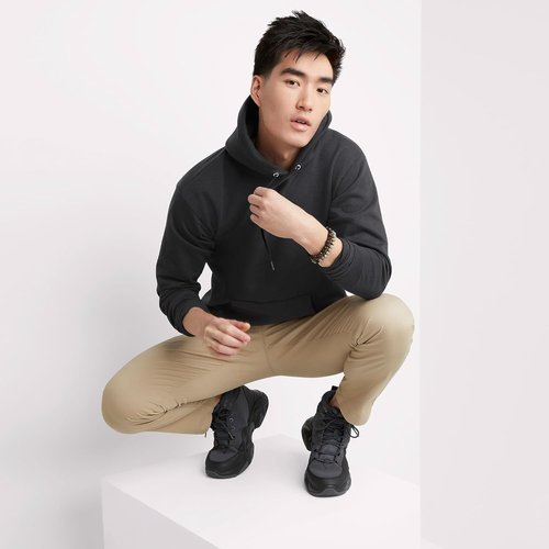 Hanes EcoSmart Hoodie - Midweight Fleece Pullover Sweatshirt for Men | Comfortable & Stylish