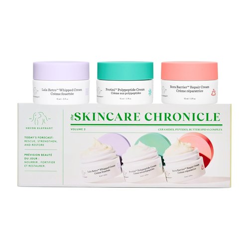 Drunk Elephant Moisturizer Trio - Travel Size Clean Skincare Set | Cruelty-Free & Dermatologist-Tested