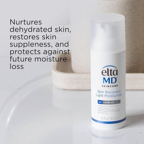 EltaMD Skin Recovery Moisturizer - Oil-Free Formula for Dry & Acne-Prone Skin | 1.7 oz Pump