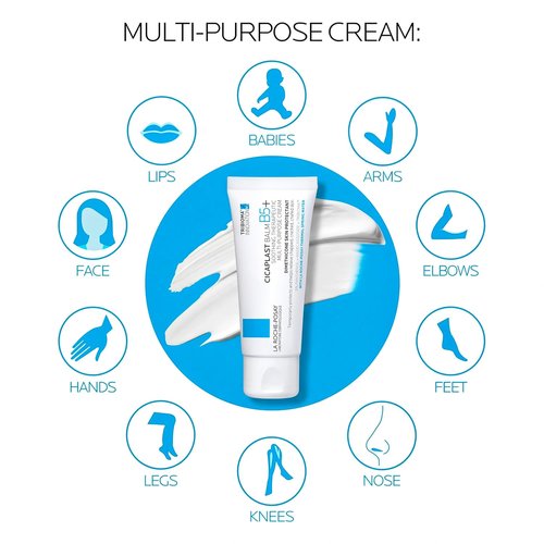 La Roche-Posay Cicaplast Balm B5 - Healing Ointment & Soothing Cream for Dry Skin | Fragrance-Free, Baby Safe