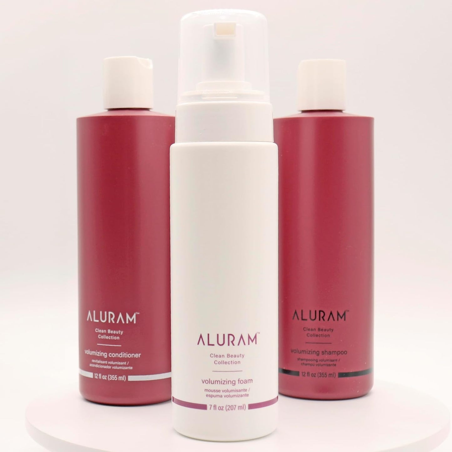 ALURAM Coconut Water Volumizing Foam - Lightweight Volume & Flexible Hold | 7 Fl Oz