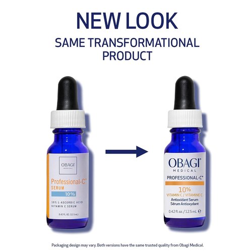 Obagi Medical Professional-C Vitamin C Serum - Brightens Skin Tone & Reduces Fine Lines - Safe for Sensitive Skin