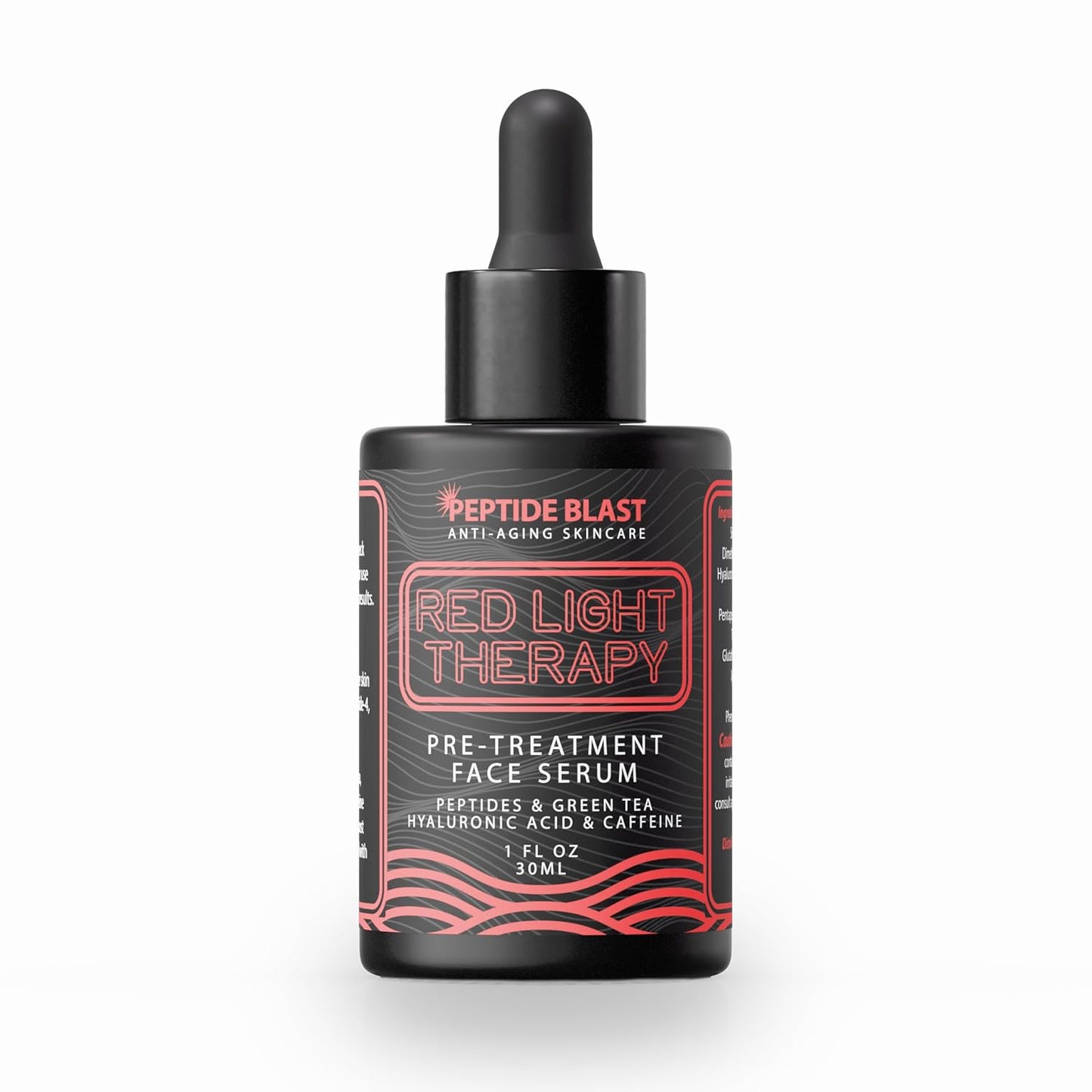 Skiennix Red Light Therapy Activation Serum - Deep Penetration with Green Tea & Hyaluronic Acid | Enhances Skin for Devices, Reduces Fine Lines & Wrinkles – 1 oz