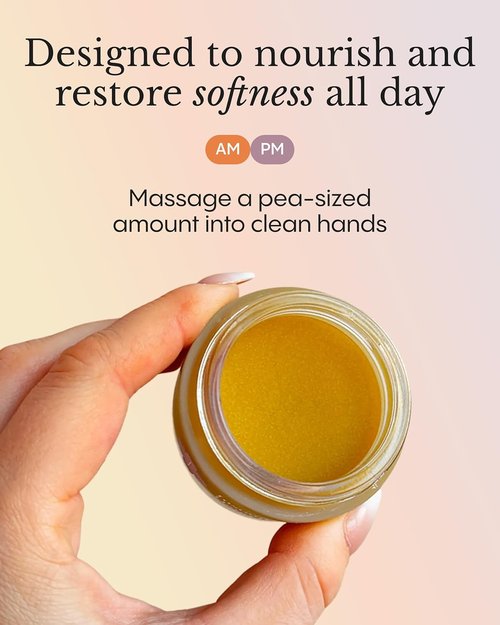 FRØYA Organics Instant Softening Hand Balm - Nourishing Shea Butter & Jojoba | 30ml Non-Sticky Formula for Dry Hands