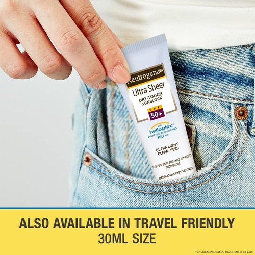 2 LOT X Neutrogena Ultrasheer Dry-touch Sunblock SPF 50+ - (30 Ml)