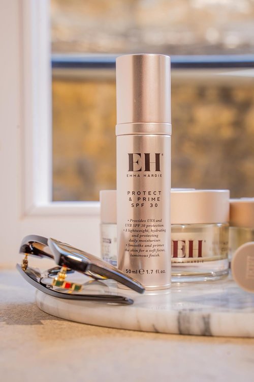 Emma Hardie Protect & Prime SPF 30 - Moisturizer & Sunscreen with Vitamin E for Daily Use