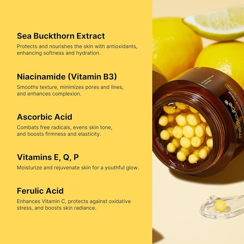 Medicube Daily Hydration Capsule Duo - Hyaluronic Acid & Vitamin C Cream Set | Radiance Boosting Moisturizers for Healthy Skin