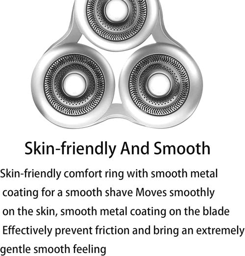 Philips Norelco SH98 Replacement Shaver Heads - Compatible with S9000 Prestige Razors | Silver, 1 Head & Brush