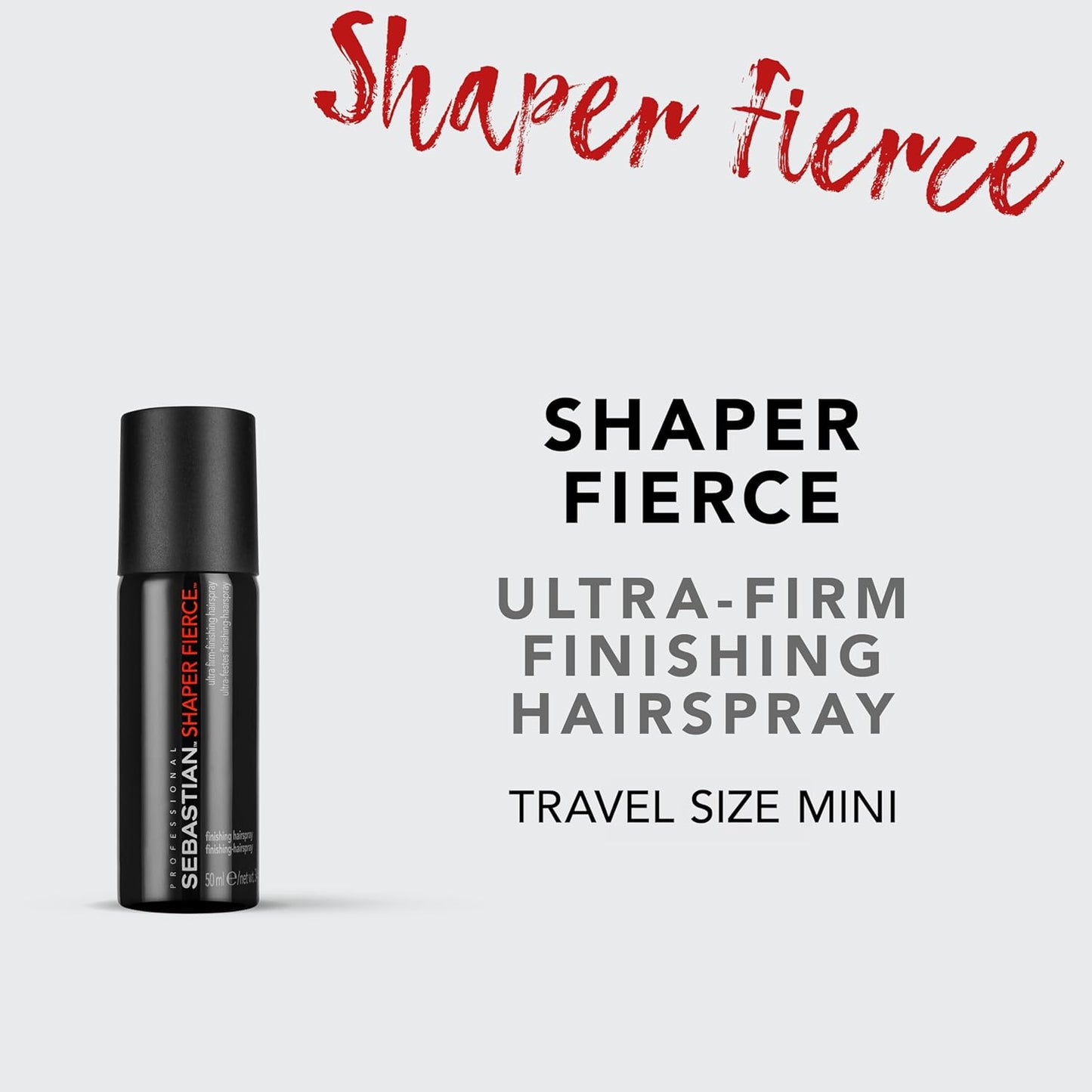 Sebastian Professional Shaper Fierce Hairspray - Ultra-Firm Hold | Humidity Resistant | For All Hair Types