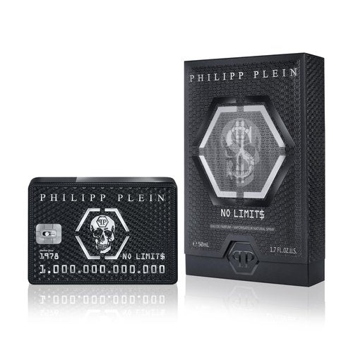Philipp Plein Eau de Parfum No Limits 50 ml | Sensual Oriental Fragrance for Men in Sleek Black Bottle
