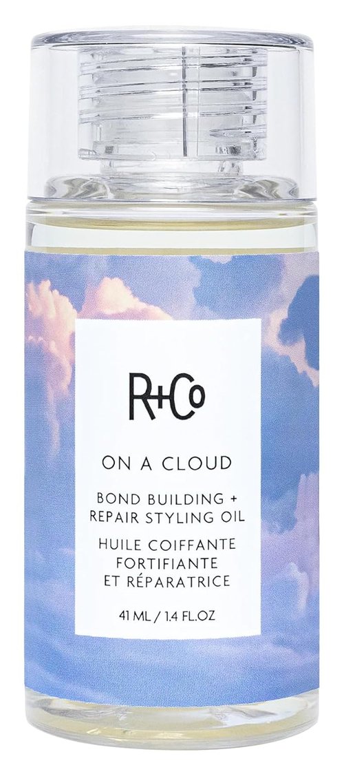 R+Co On a Cloud Bond Building Repair Oil - Lightweight Silicone-Free Hair Oil for Frizz Control & Shine | 1.4 Fl Oz
